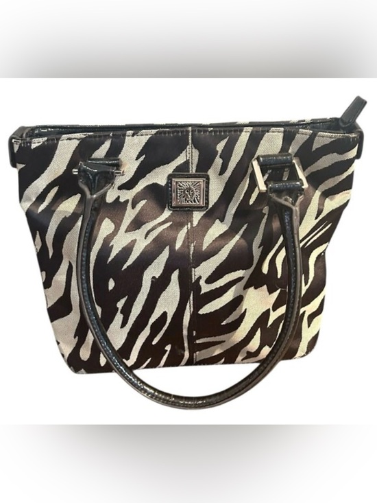 Anne Klein Handbags - Anne Klein zebra print travel bag